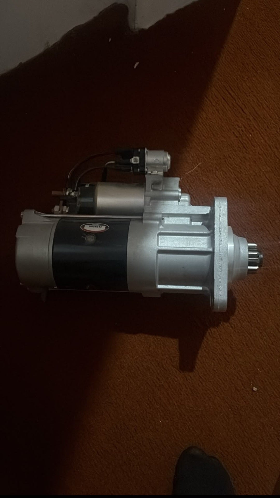 Starter Motor MAN TGX side view