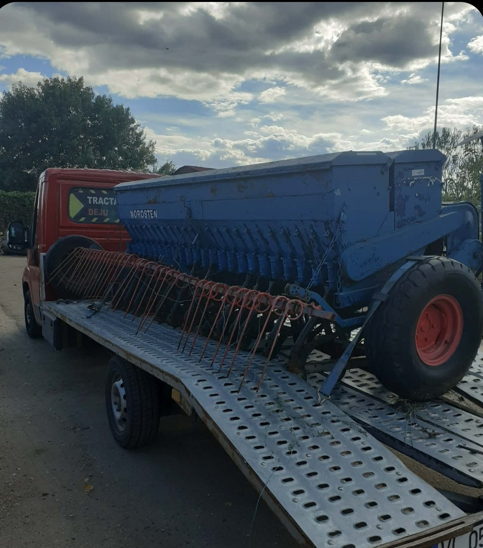 Nordsten Combi-matic seed drill – rear harrow view
