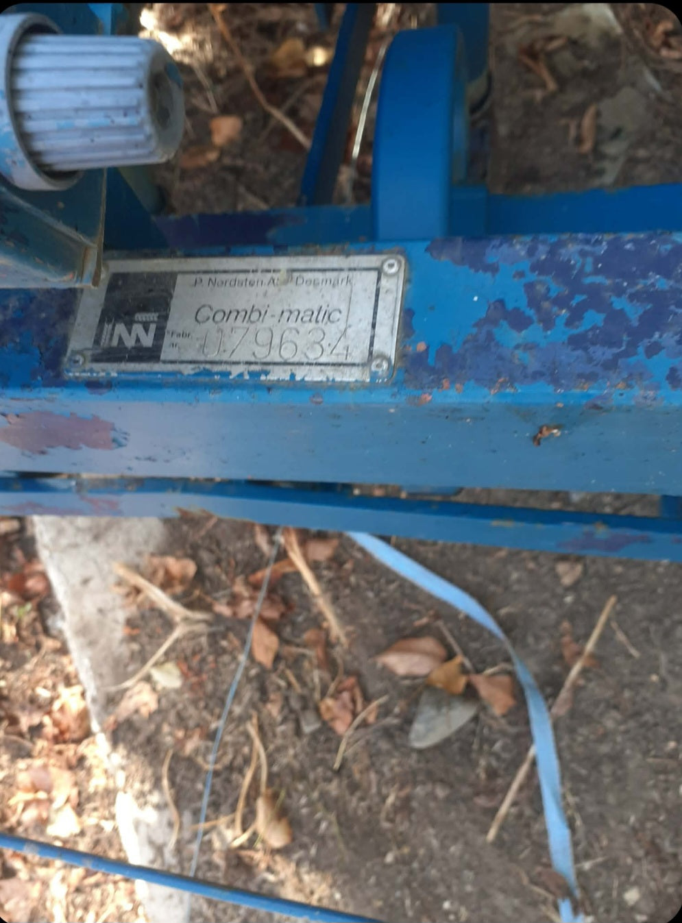 Nordsten Combi-matic serial number plate – 1179634